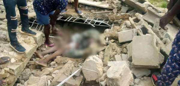 2-Storey building collapses in Lagos – kills landlord